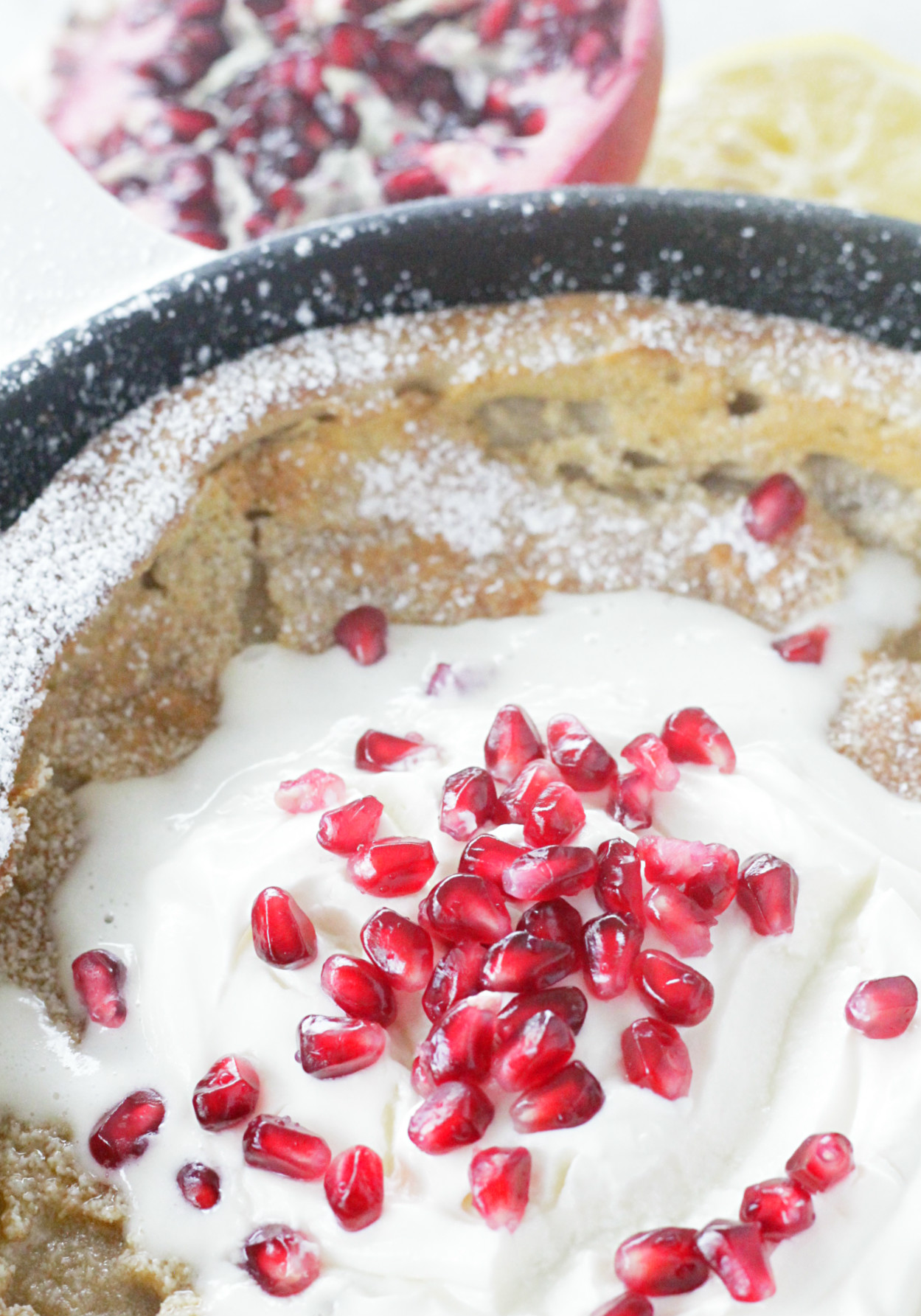 Gingerbread Dutch Baby with Lemon Whipped Cream #ad