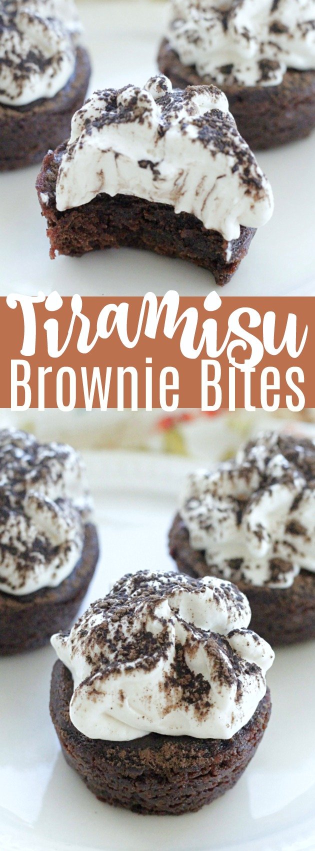 Tiramisu Brownie Bites #ad