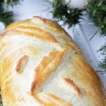 Holiday Beef Wellington - close up