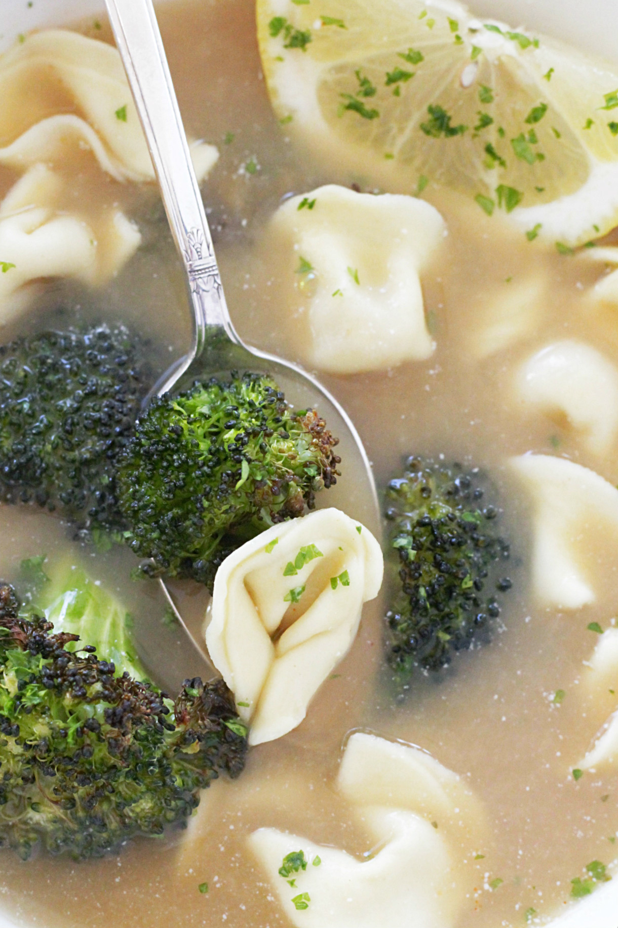 Tortellini Broth Bowls kid friendly Foodtastic Mom