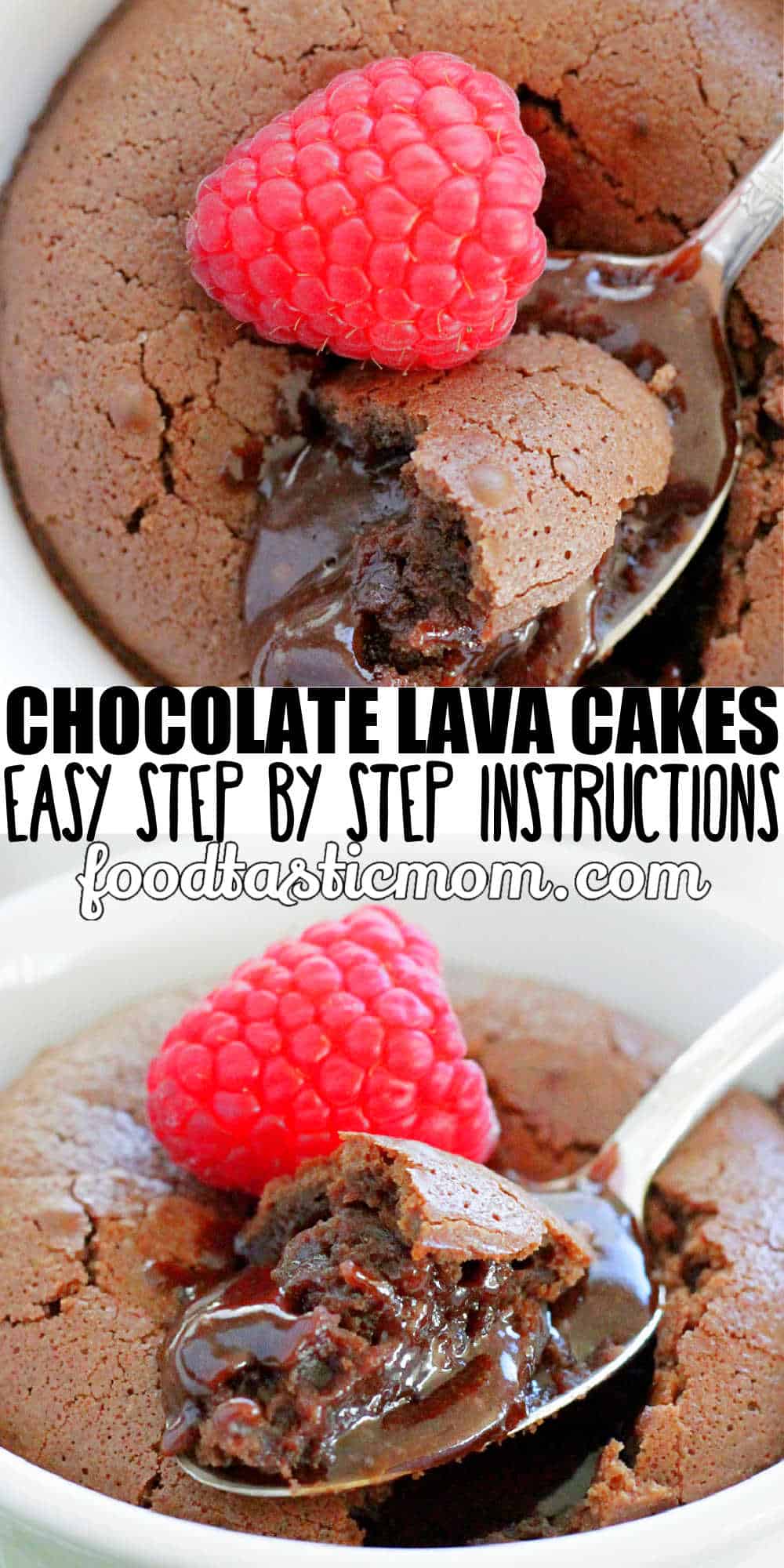 Molten Chocolate Lava Cakes take just 20 minutes to make and bake but they taste like a fancy-pants dessert. via @foodtasticmom