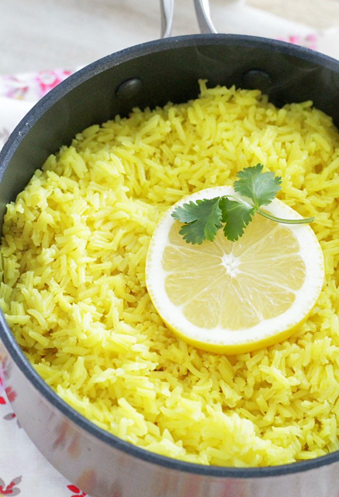 Turmeric Lemon Rice Foodtastic Mom