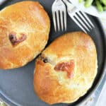 two chicken in a love nest on a plate ready to serve