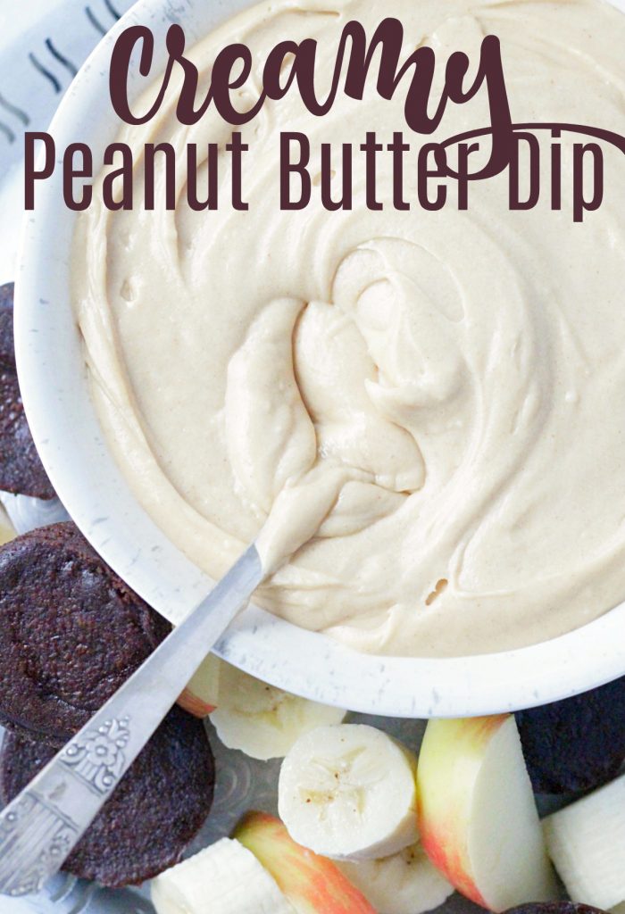 Creamy Peanut Butter Dip for a party Foodtastic Mom