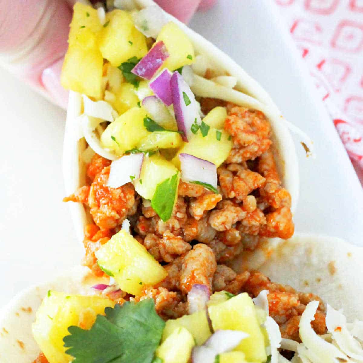 Ground Pork Tacos