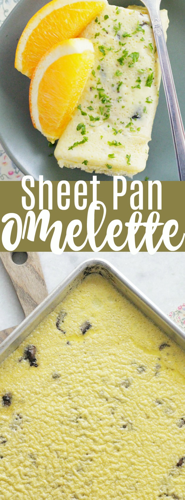 Sheet Pan Omelettes | Foodtastic Mom