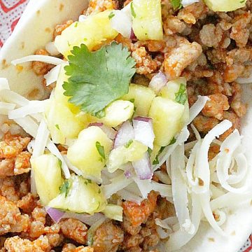 Ground Pork Tacos