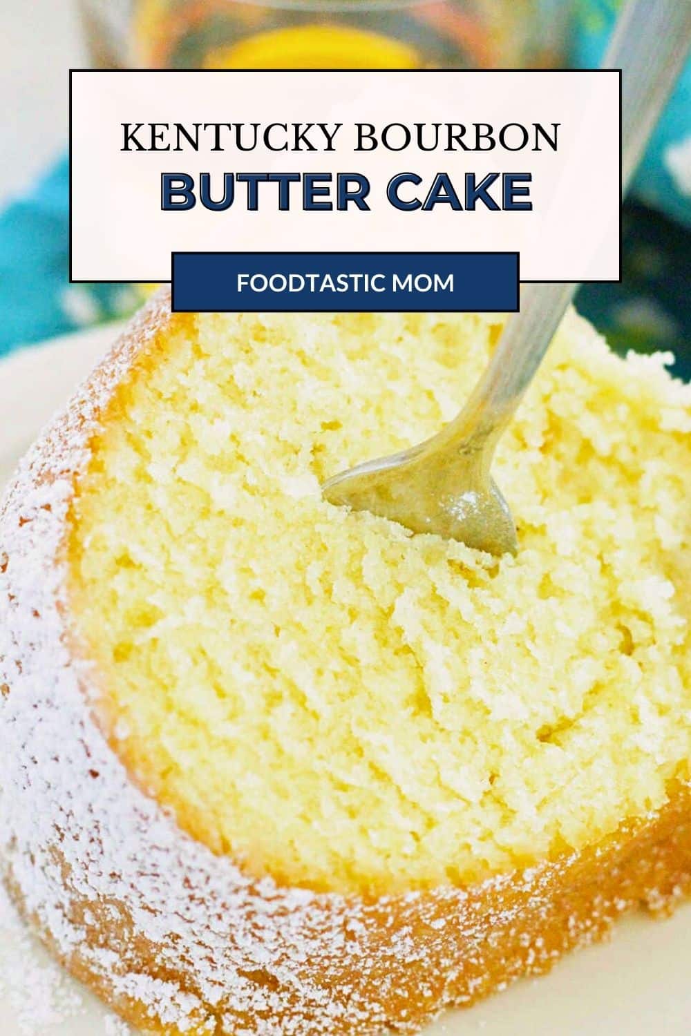 Bourbon Glazed Kentucky Butter Cake is a decadent and buttery bundt cake that takes just minutes to get into the oven. via @foodtasticmom