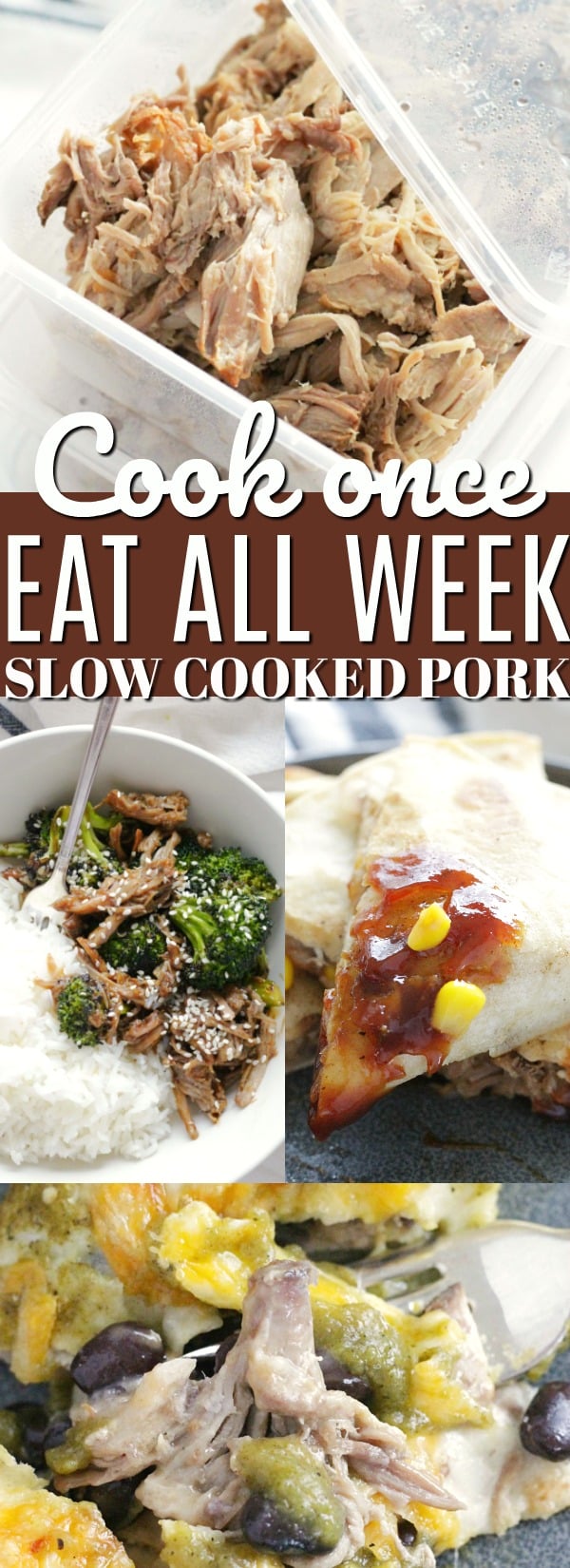 Cook One Eat All Week with Slow Cooker Pork | Foodtastic Mom #ad #ohpork