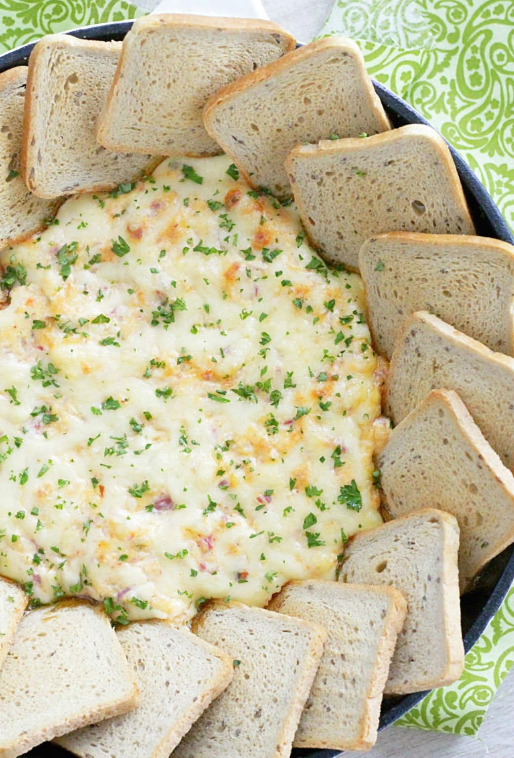 Ultimate Reuben Dip with deli corned beef Foodtastic Mom
