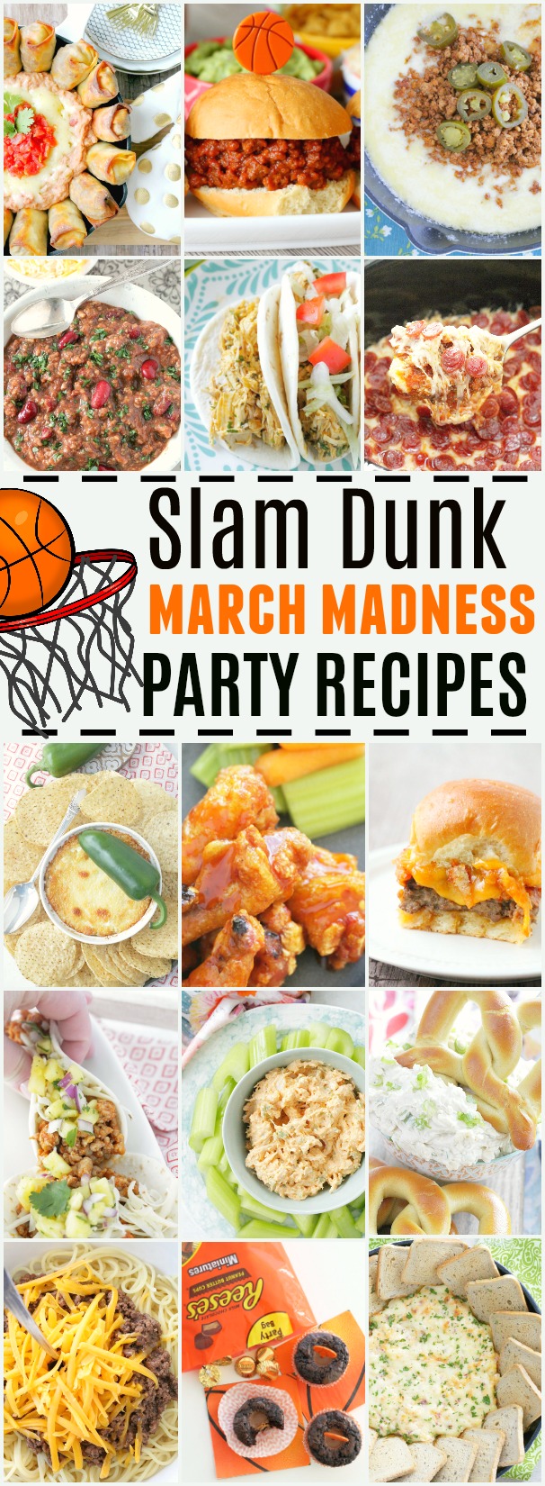 Slam Dunk March Madness Party Recipes