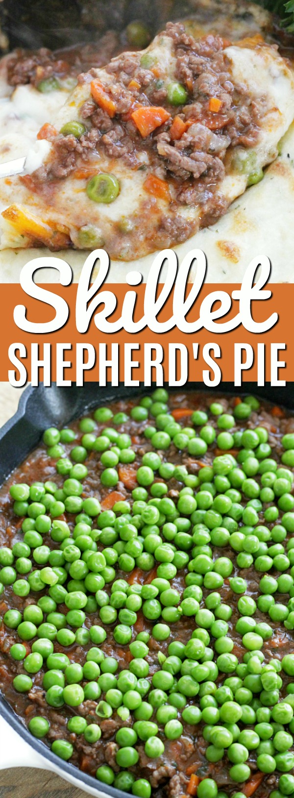 Skillet Shepherd's Pie | Foodtastic Mom