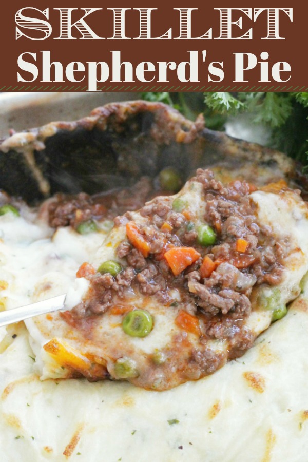 Skillet Shepherd's Pie | Foodtastic Mom