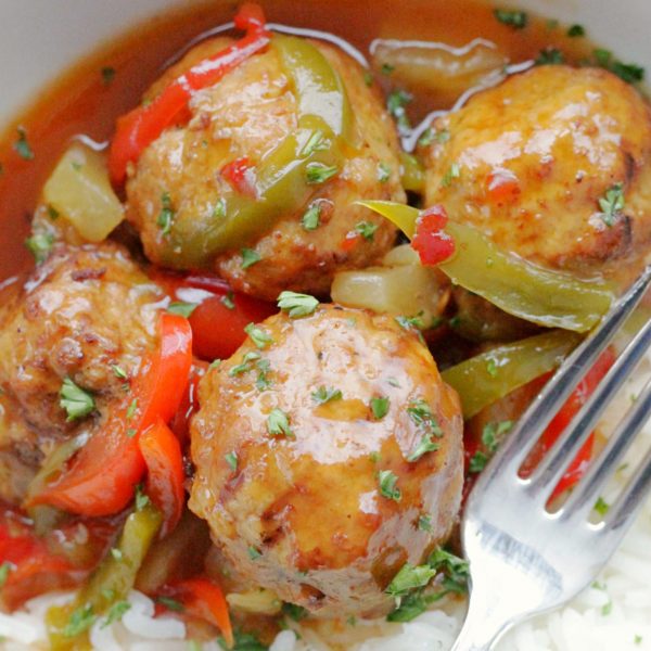 Slow Cooker Sweet and Sour Meatballs Foodtastic Mom