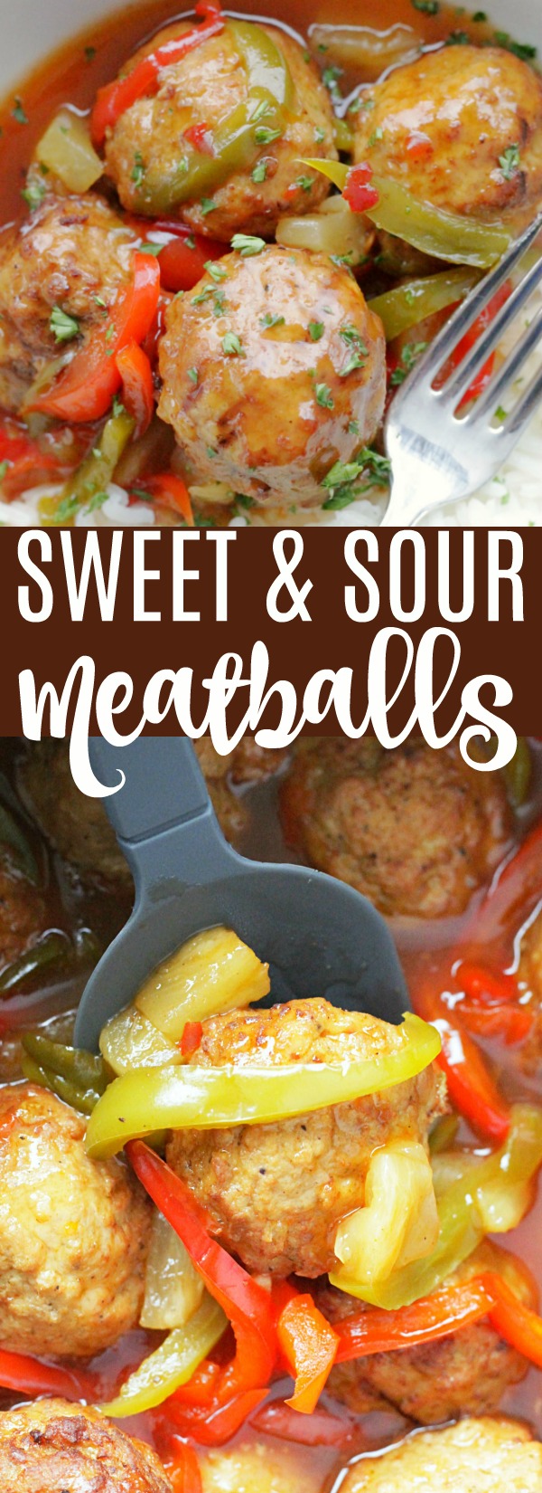 Slow Cooker Sweet and Sour Meatballs - Foodtastic Mom