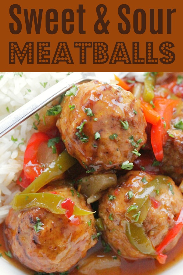 Slow Cooker Sweet and Sour Meatballs | Foodtastic Mom