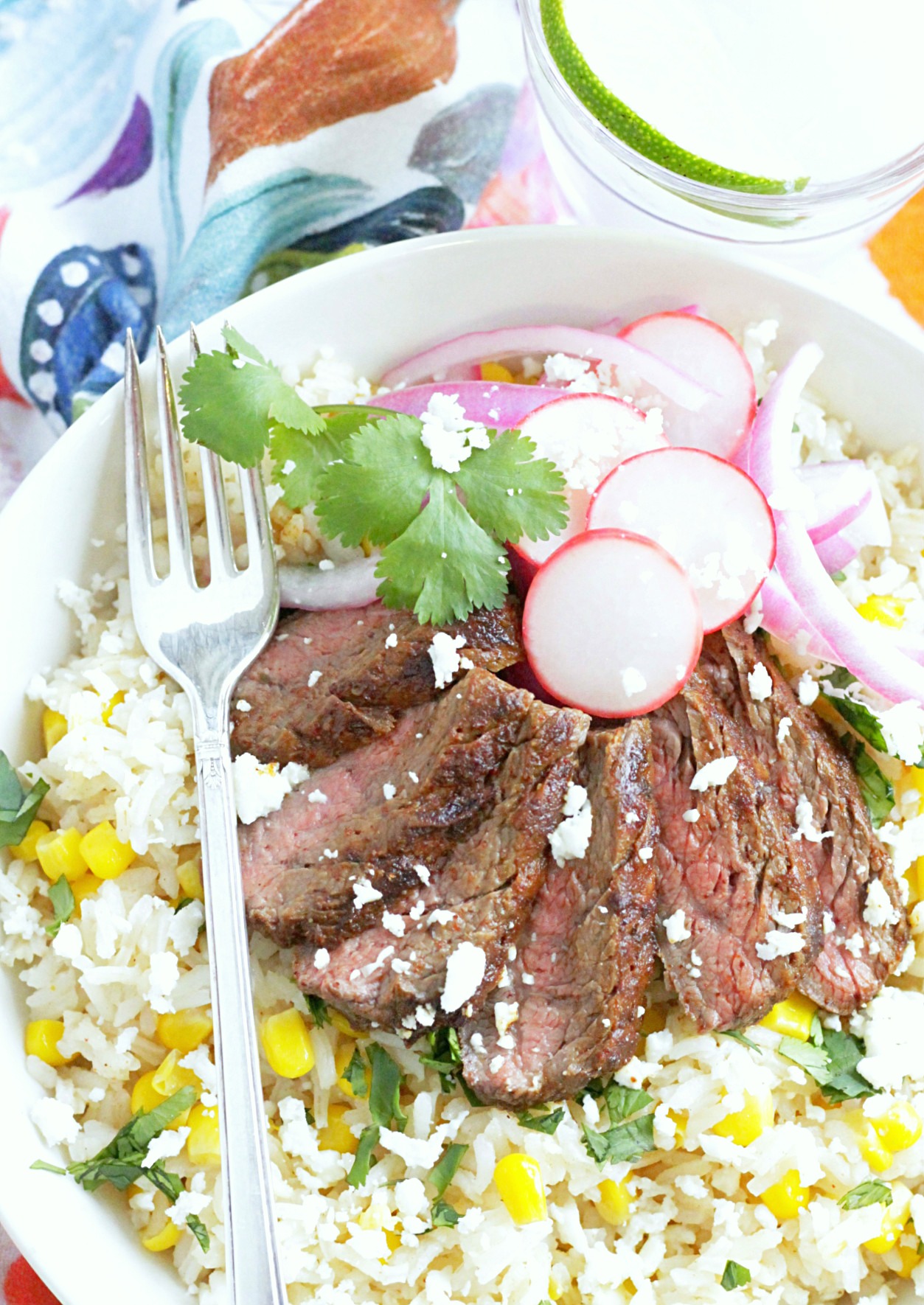 grilled carne asada burrito bowls