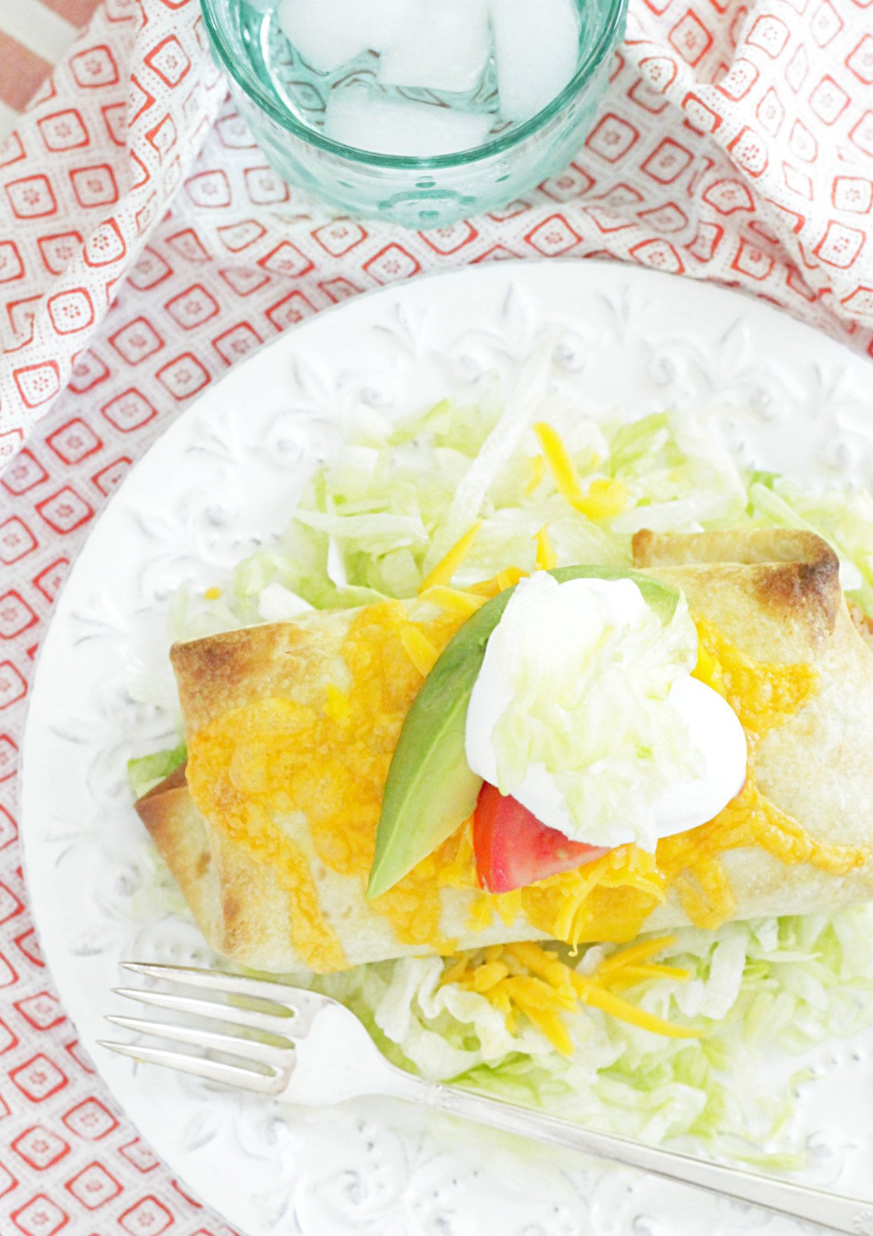 oven fried chimichangas