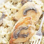 creamy chicken marsala with mascarpone cheese