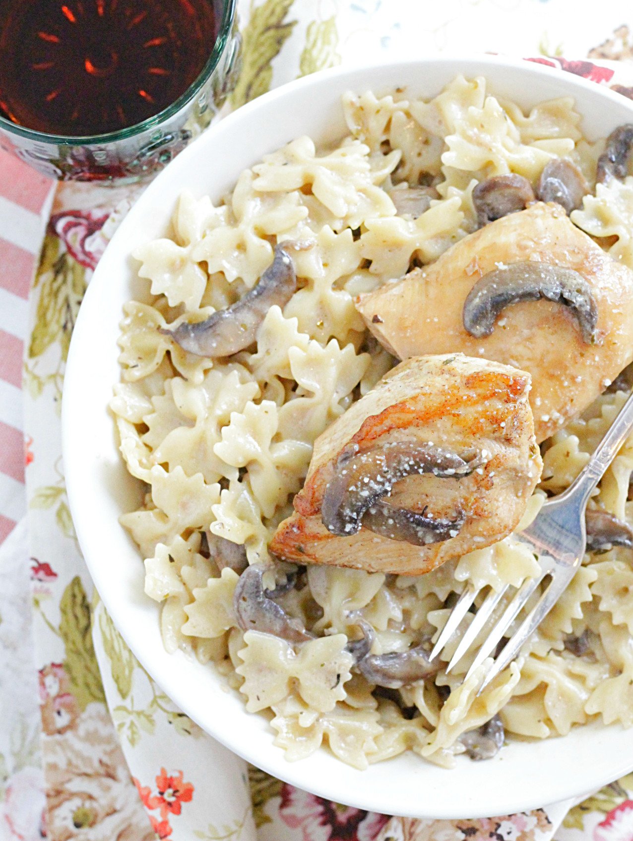 creamy chicken marsala with mascarpone cheese