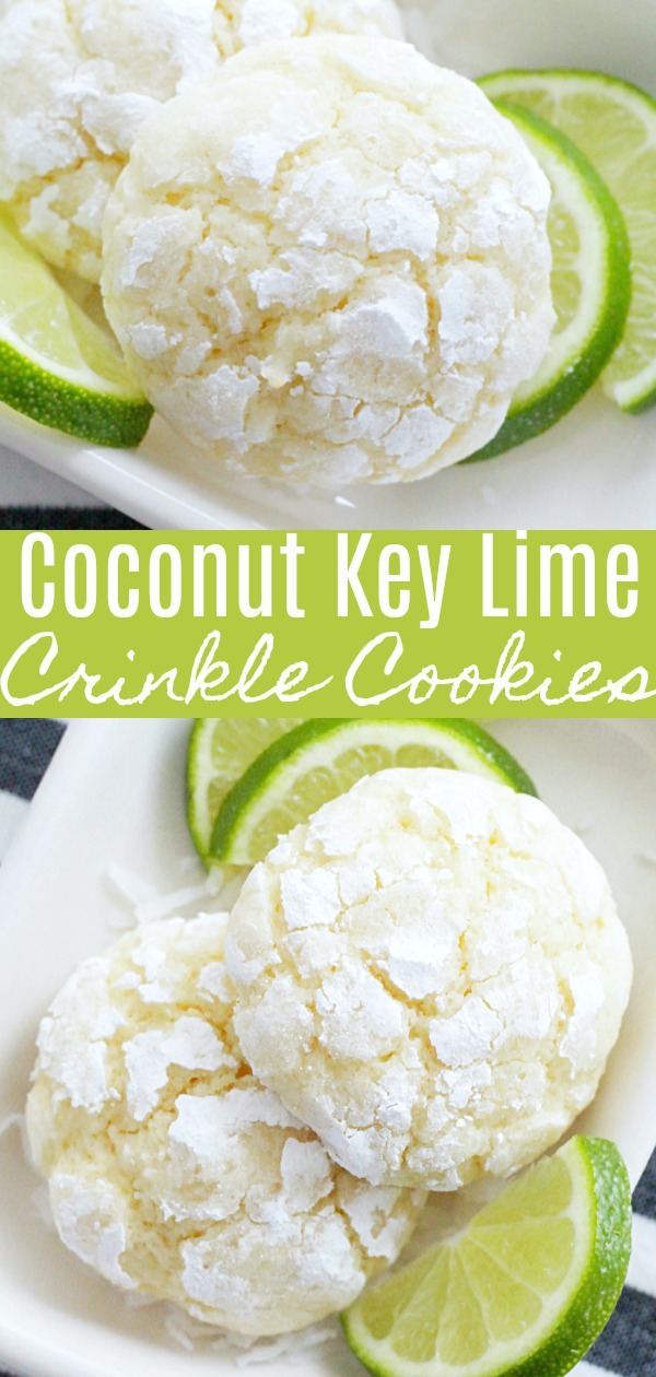 Coconut Key Lime Cookies | Foodtastic Mom #cookies #cookierecipes #keylime #coconutkeylime