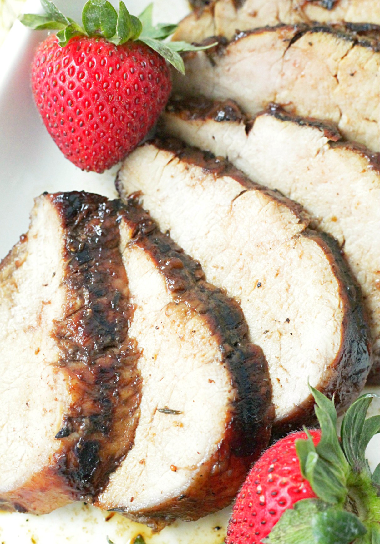 grilled strawberry balsamic pork tenderloin