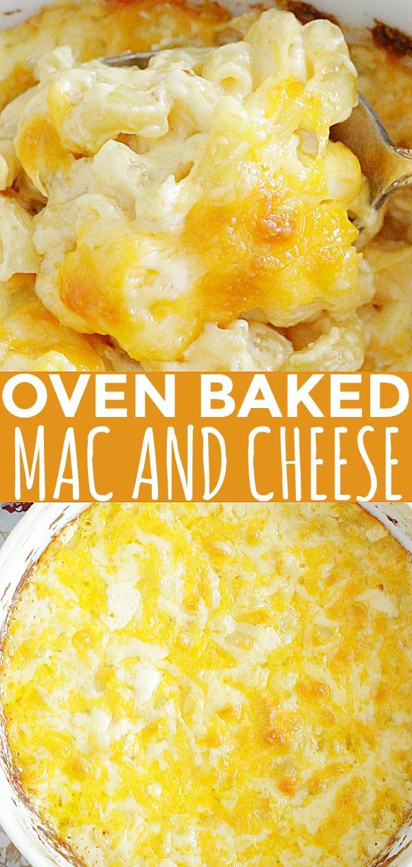 Oven Baked Macaroni and Cheese (no boiling required) #macaroniandcheese #macaroniandcheesebaked 