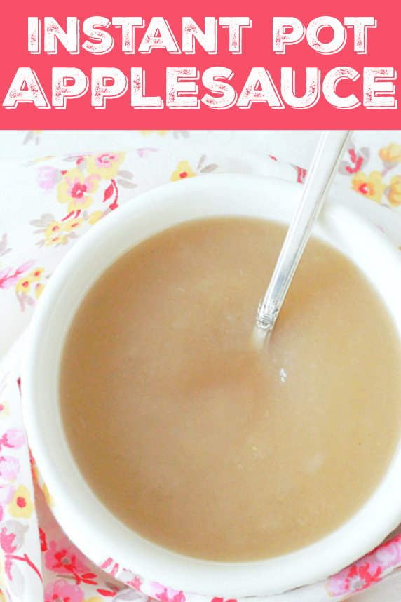 Instant Pot Applesauce | Foodtastic Mom #instantpot #instantpotrecipes #applerecipes #applesauce #instantpotapplesauce