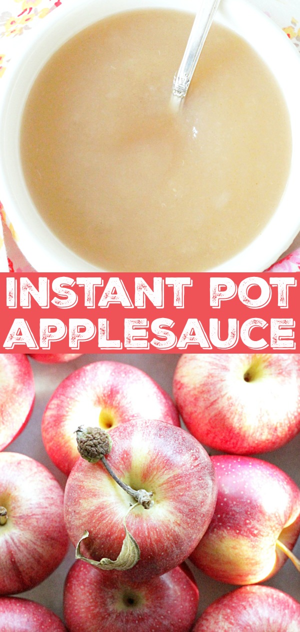 Instant Pot Applesauce | Foodtastic Mom #instantpot #instantpotrecipes #applerecipes #applesauce #instantpotapplesauce