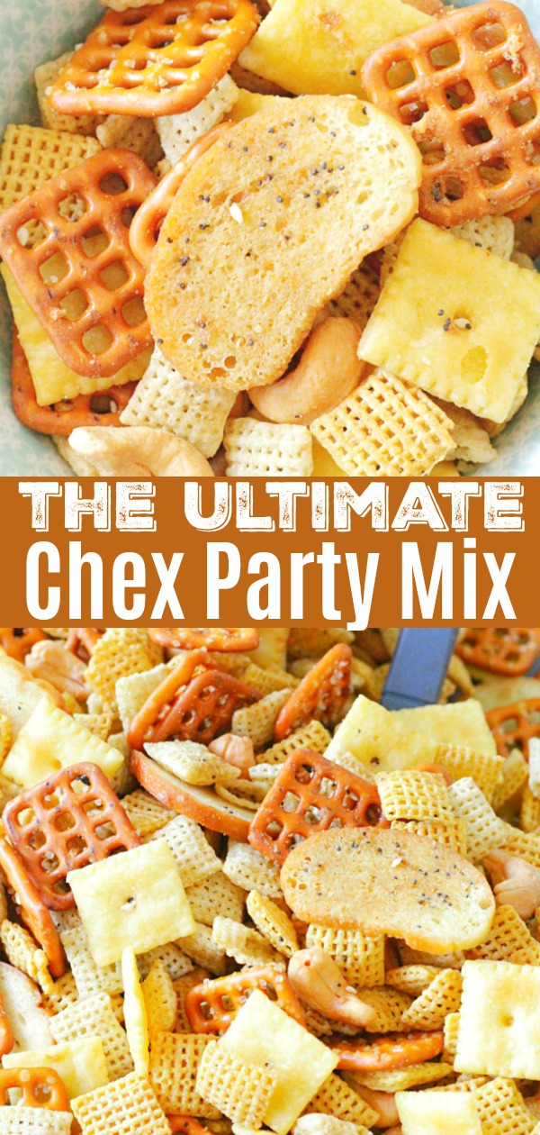 Ultimate Chex Party Mix | Foodtastic Mom #chexmix #chexpartymix #snackmix #snacks #partyrecipes