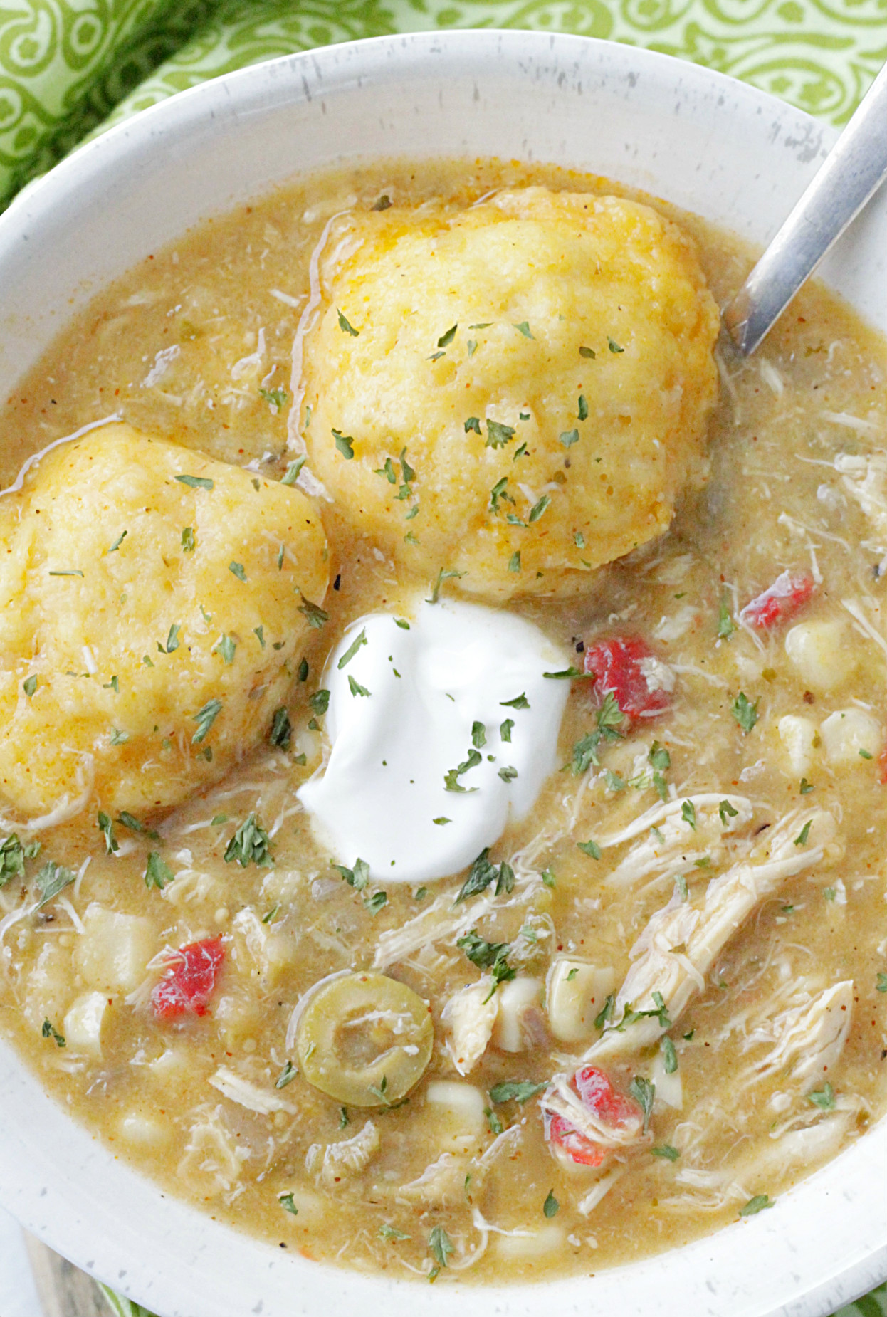 Southwest Chicken and Dumplings | Foodtastic Mom #chickenanddumplings