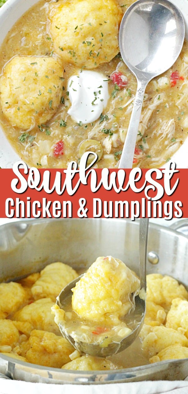 Southwest Chicken and Dumplings | Foodtastic Mom #chickenanddumplings