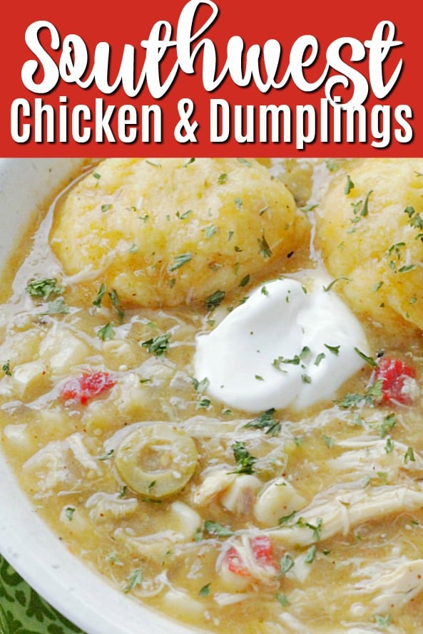 Southwest Chicken and Dumplings | Foodtastic Mom #chickenanddumplings