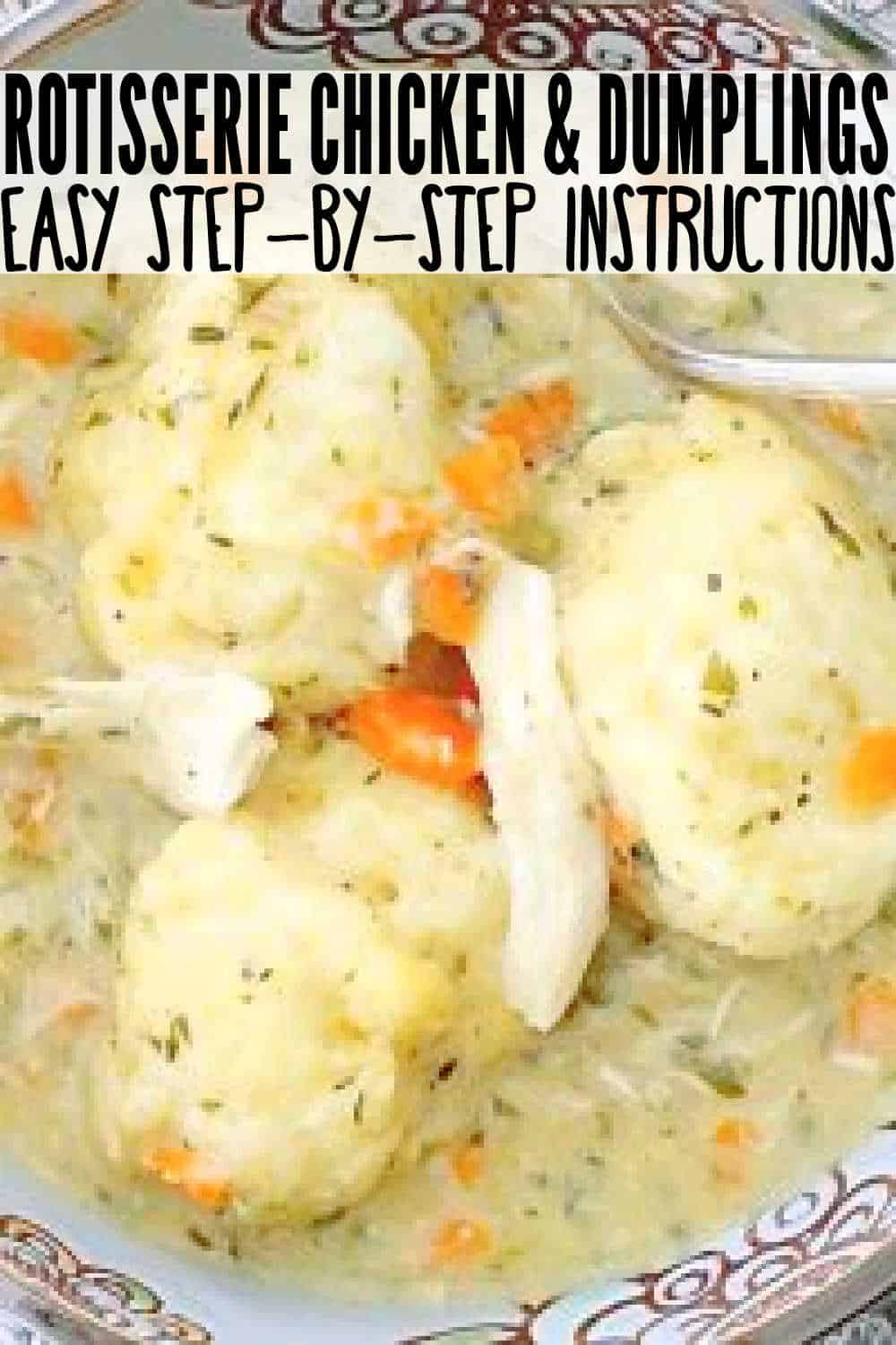 These simply delicious chicken and dumplings have thousands of fans. The chicken stew takes help from a rotisserie chicken, but the dumplings are made from-scratch and practically fool-proof. via @foodtasticmom