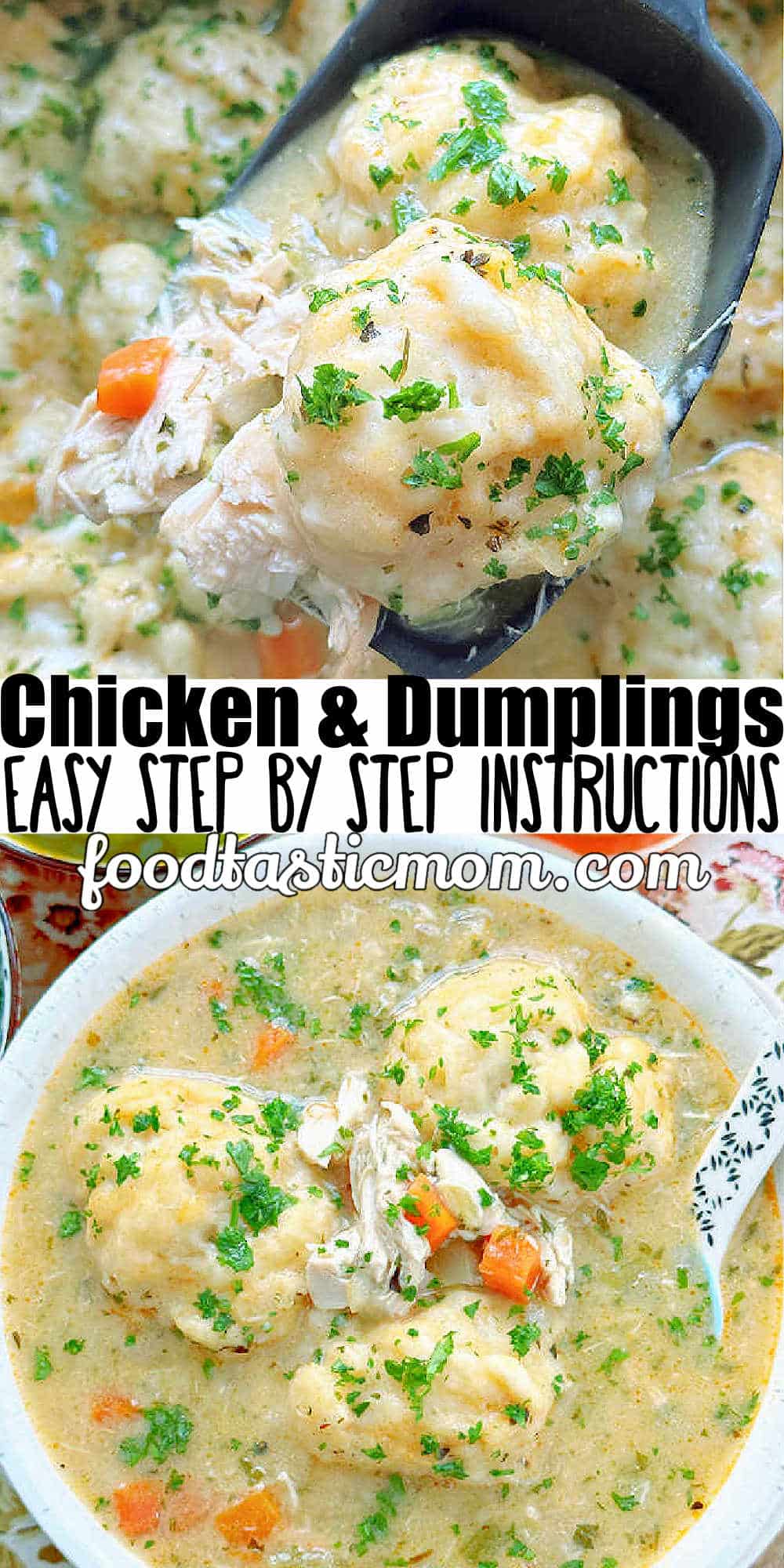 My recipe for rotisserie chicken and dumplings has thousands of fans. The chicken stew takes help from a rotisserie chicken, but the dumplings are made from-scratch and practically fool-proof. via @foodtasticmom