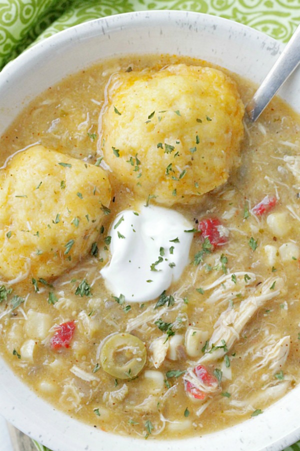Southwest Chicken and Dumplings | Foodtastic Mom #chickenanddumplings