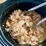 slow cooker pork and sauerkraut in crock pot