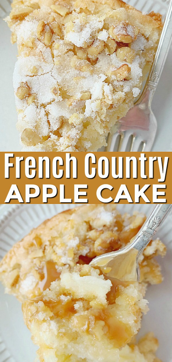 French Country Apple Cake | Foodtastic Mom #frenchapplecake #cakerecipes