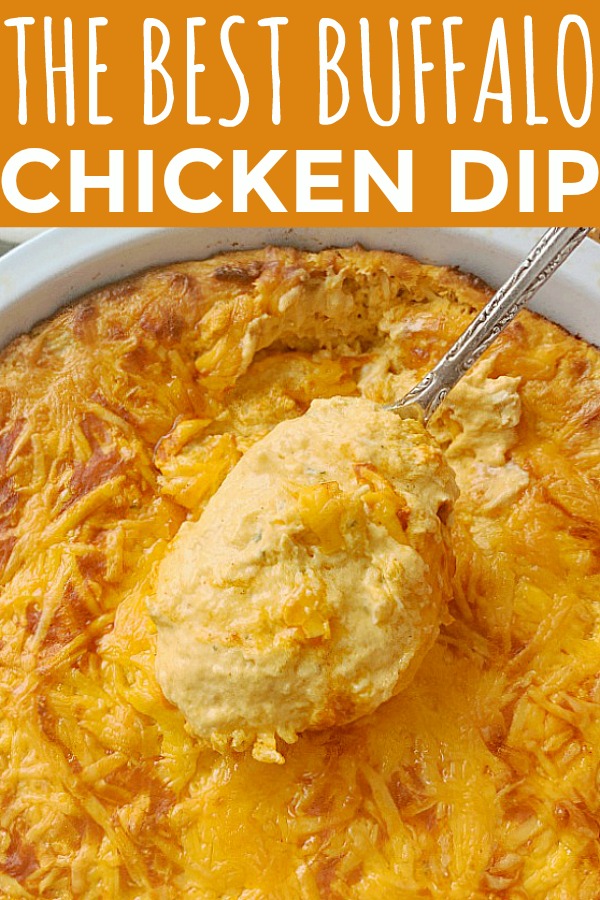 The Best Buffalo Chicken Dip | Foodtastic Mom #buffalochickendip #diprecipes 