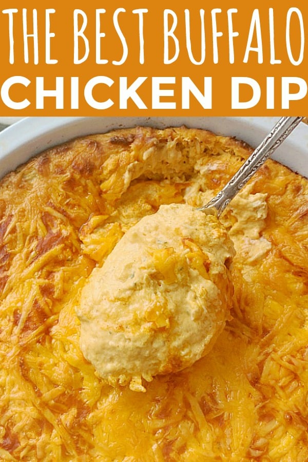 The Best Buffalo Chicken Dip | Foodtastic Mom #buffalochickendip #diprecipes #buffalochicken #appetizers via @foodtasticmom