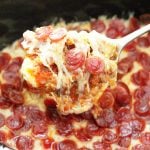Ultimate Pizza Dip | Foodtastic Mom #pizzadip #slowcookerpizzadip #crockpotpizzadip