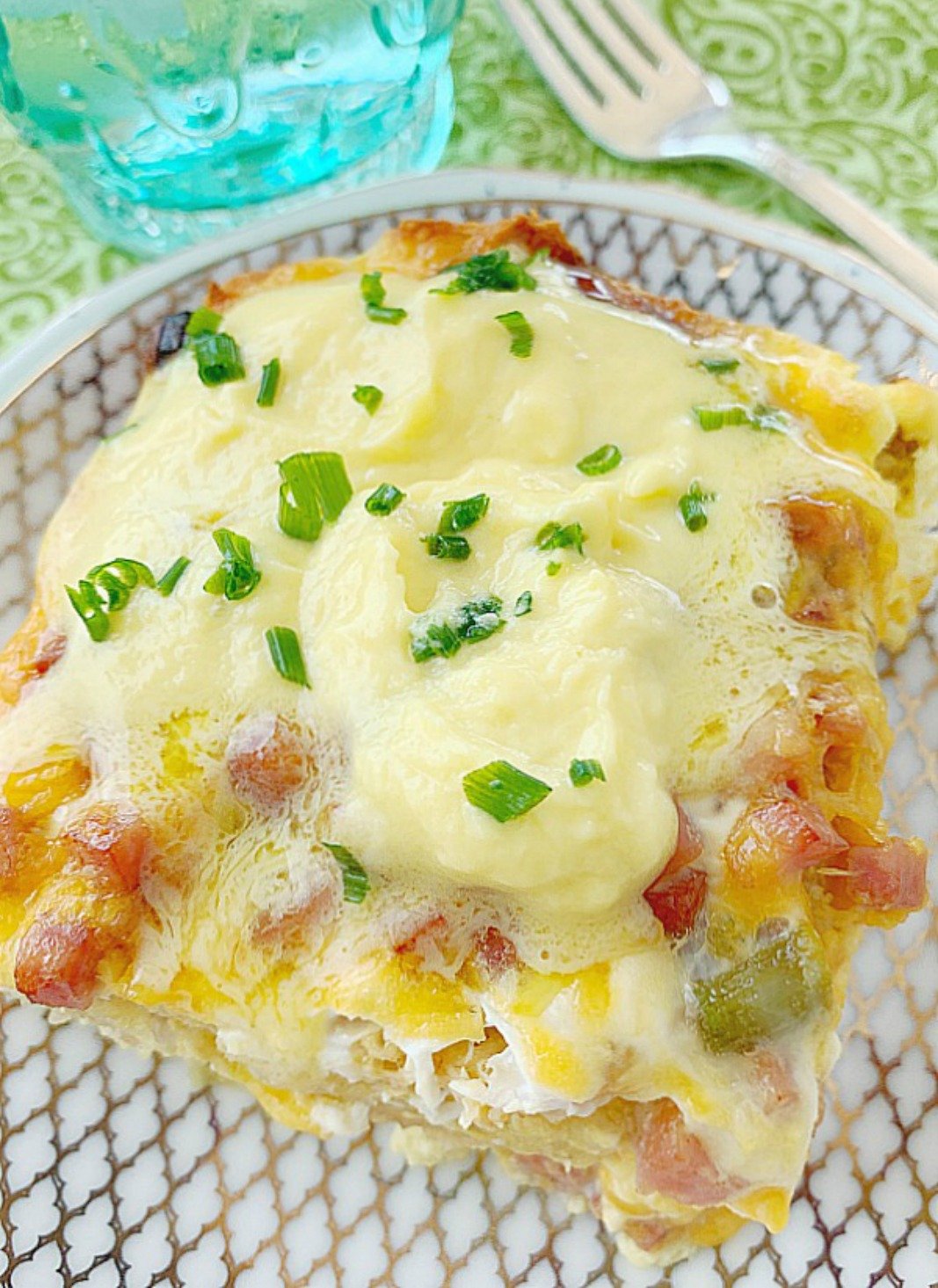 Eggs Benedict Breakfast Bake is a stunning brunch dish for a crowd.