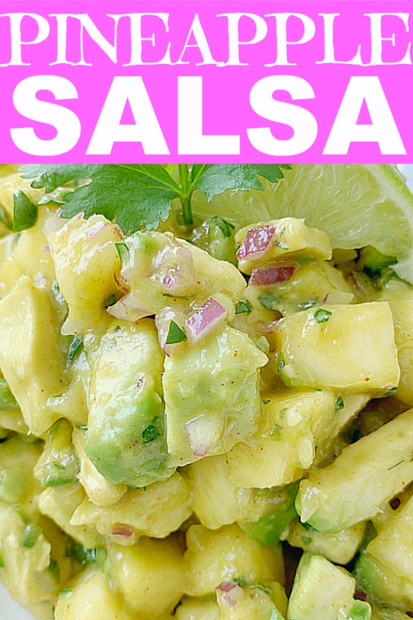 Pineapple Salsa | Foodtastic Mom #pineapplesalsa #pineapplesalsarecipeeasy