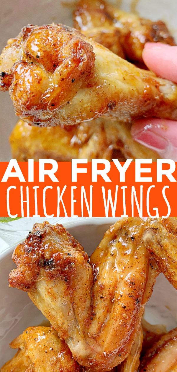 Air Fryer Chicken Wings | Foodtastic Mom #airfryerrecipes #airfryerchickenwings #chickenwingsinairfryer #chickenwings #chickenwingrecipes via @foodtasticmom