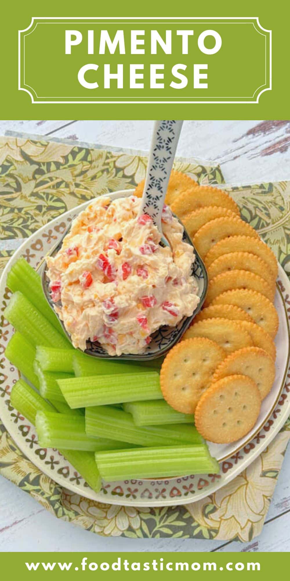 My homemade pimento cheese dip is a classic southern recipe with a twist (melting butter with fresh garlic) for truly the best pimento cheese.  via @foodtasticmom