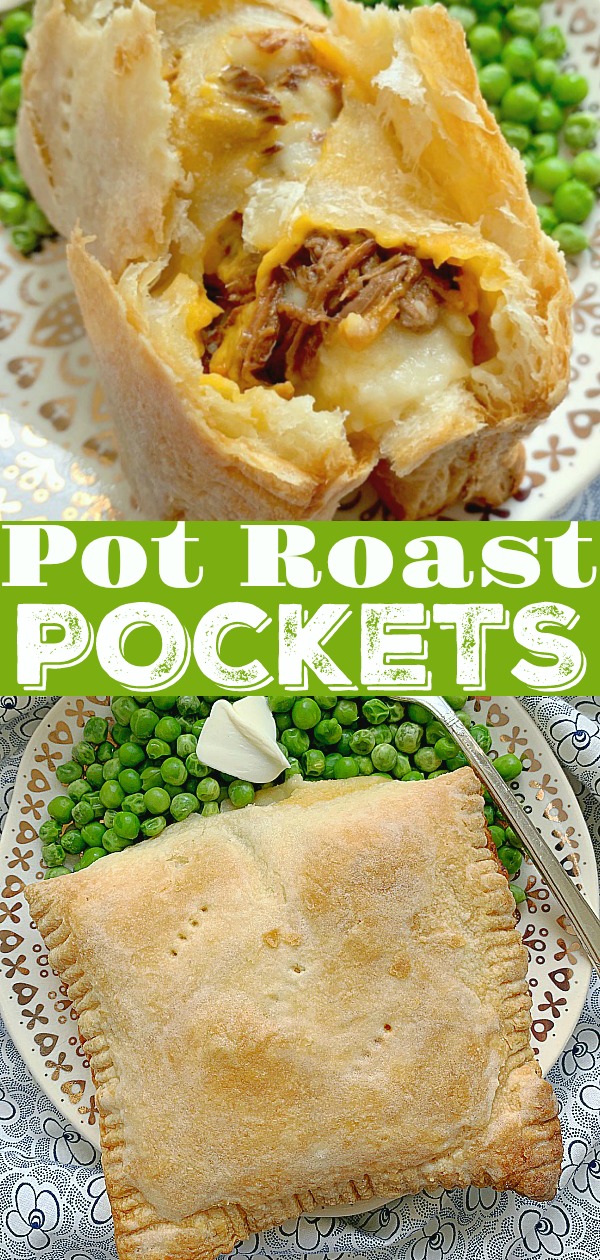 Pot Roast Pockets | Foodtastic Mom #potroast #potroastrecipe #potroastpockets #ad #ohbeef