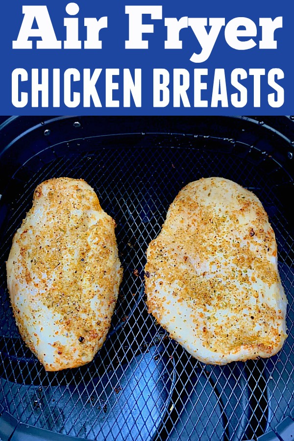 Air Fryer Chicken Breasts | Foodtastic Mom #airfryerrecipes #chickenbreast #airfryerchicken #chickenrecipes #airfryerchickenbreast via @foodtasticmom