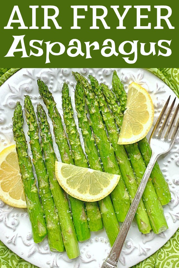 Air Fryer Asparagus | Foodtastic Mom #airfryerrecipes #asparagusrecipes #airfryerasparagus via @foodtasticmom