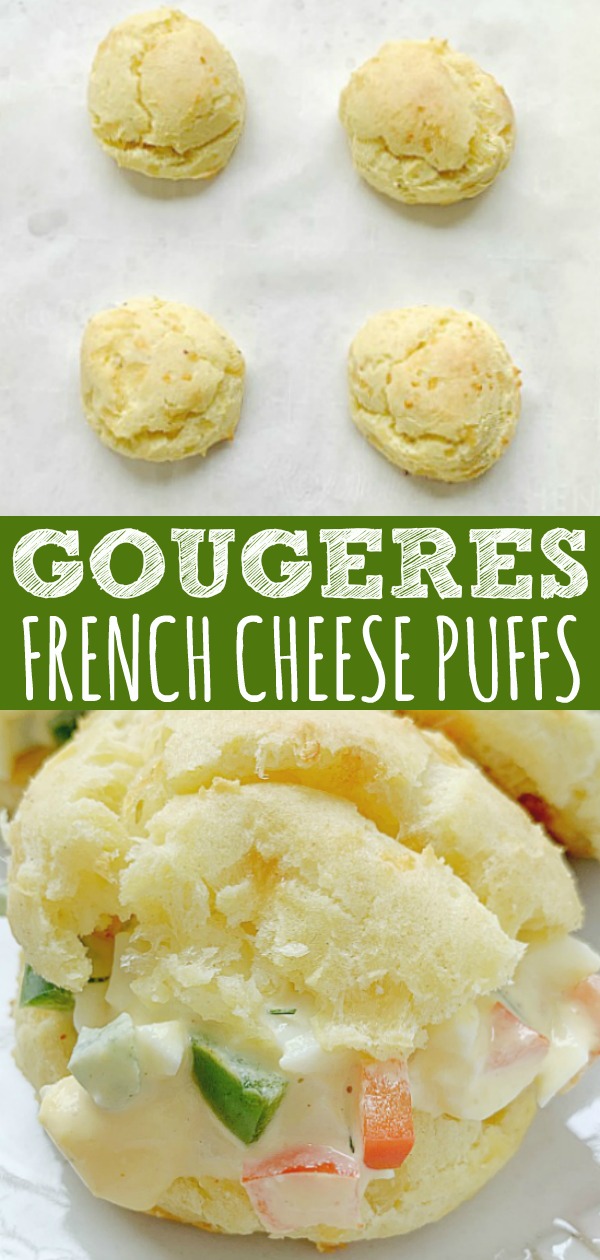 Gougeres - Classic French Cheese Puffs | Foodtastic Mom #ad #ohioeggs