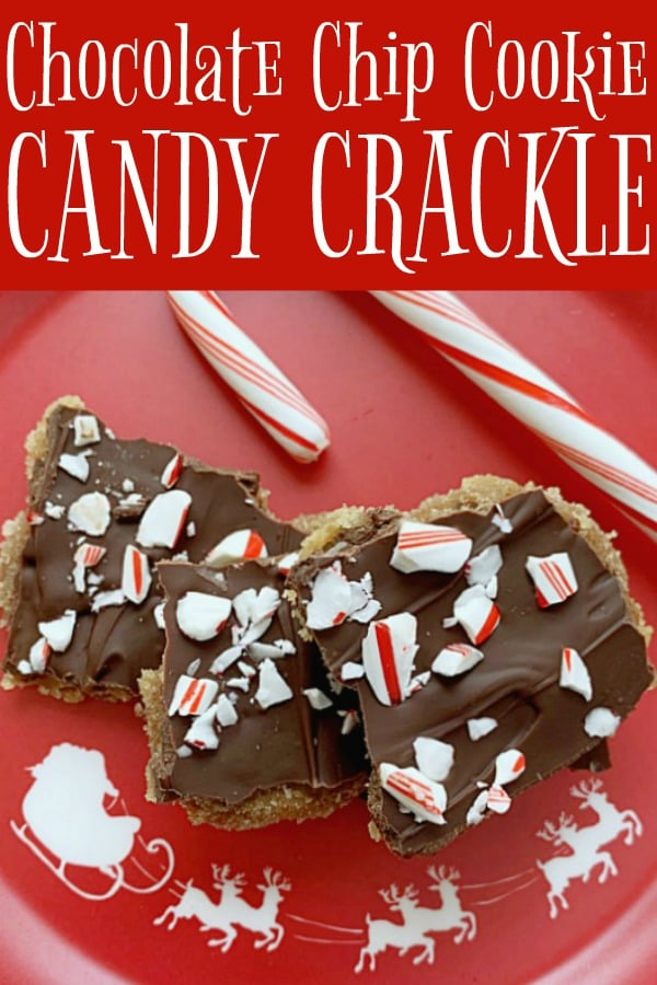 Chocolate Chip Cookie Candy Crackle | Foodtastic Mom #ad #chocolatechipcookies
